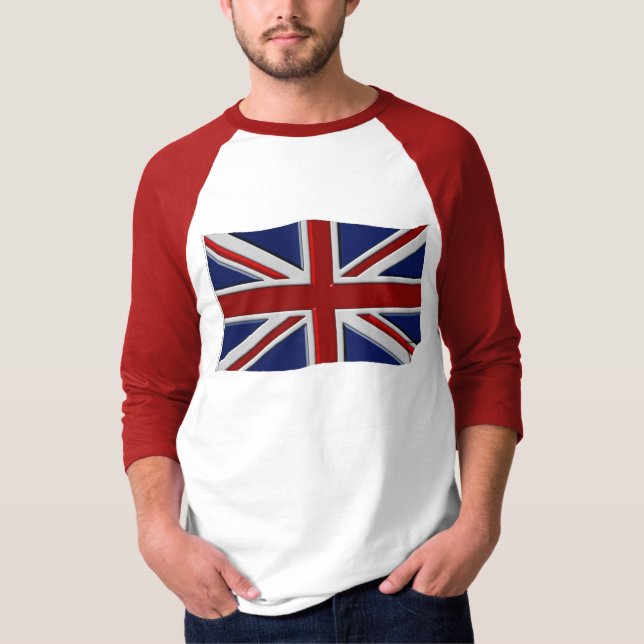 Camisa Patriótica do SPAG BRITÂNICO JACK UNIÃO DO  (Frente)
