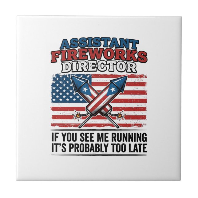 Camisa Patriótica Engraçada de Diretor Adjunto de  (Frente)