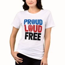 Camisa Patriótica EUA Orgulhosa e Livre