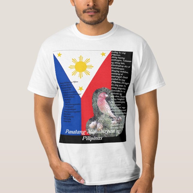Camisa patriótica filipino (Frente)