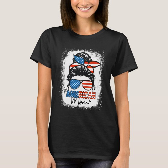 Camisa Patriótica Mensageira Toda Mãe Americana 4º (Frente)