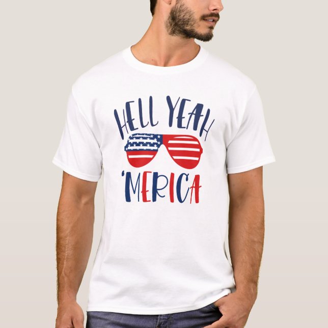 Camisa Patriótica "Shout to America" - Orgulho dos (Frente)