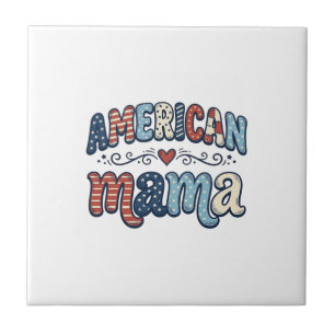 Camisa Patriótica Vintage Americana Mama Design_1