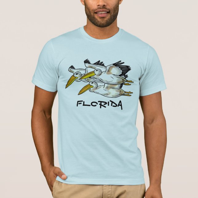 Camisa pelicanos da Flórida Mens (Frente)