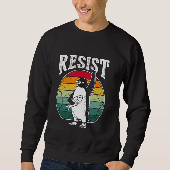 Camisa PENGUIN RESISTENTE Resiste Ativismo Pinguim (Frente)