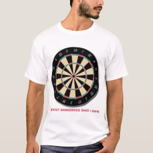 Camisa Perigosa Camisa Divertida Humor Alvo de Dar