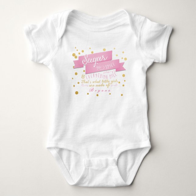 Camisa Personalizada Açúcar, Tempero e Tudo Mais G (Frente)