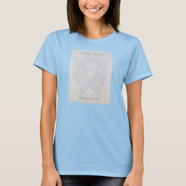 Camisa Personalizada Anjo da Fita de Consciência d (Frente)