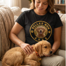 Camisa Personalizada com Foto de Pet, Pais de Cach