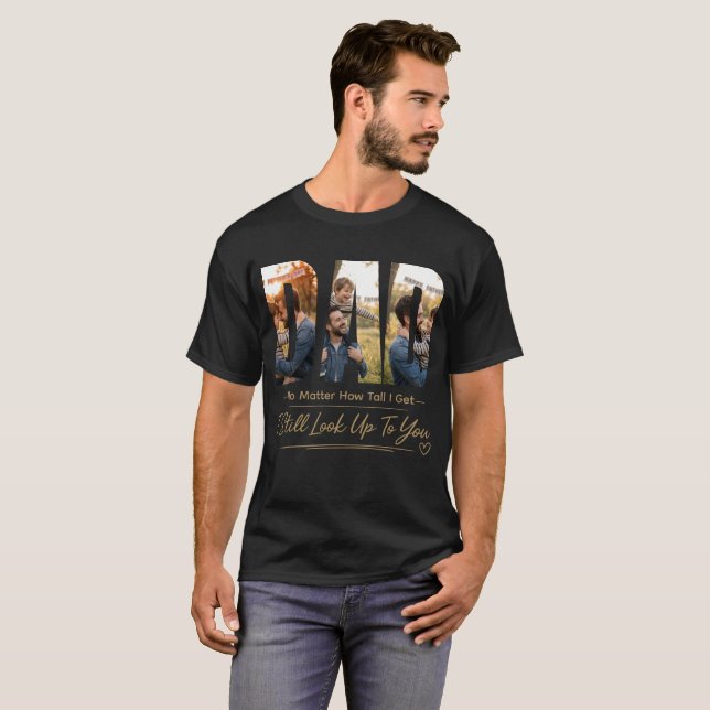 Camisa Personalizada com Foto do Papai (Frente Completa)