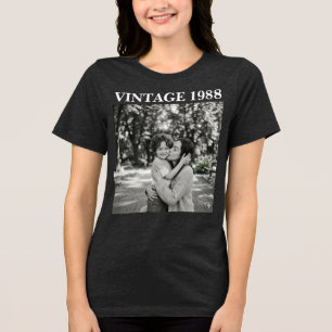 Camisa Personalizada com Foto e Ano Vintage, Perso