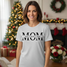 Camisa Personalizada com Nome da Mamãe e dos Filho