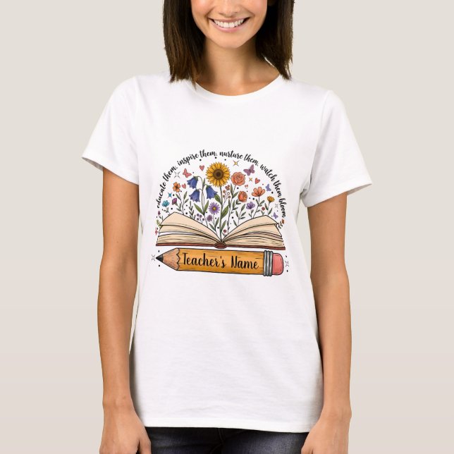 Camisa Personalizada com Nome do Professor | Prese (Frente)