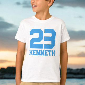 Camisa Personalizada com Nome e Número de Esportes