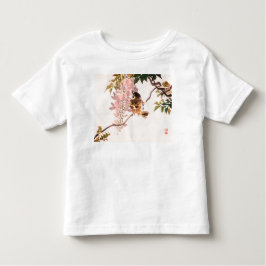 CAMISA PERSONALIZADA COM NOME MENINA BEBÊ PÁSSARO 