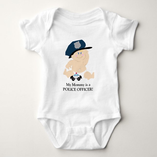 Camisa personalizada COP-POLÍCIA DA BABY GIRL (Frente)