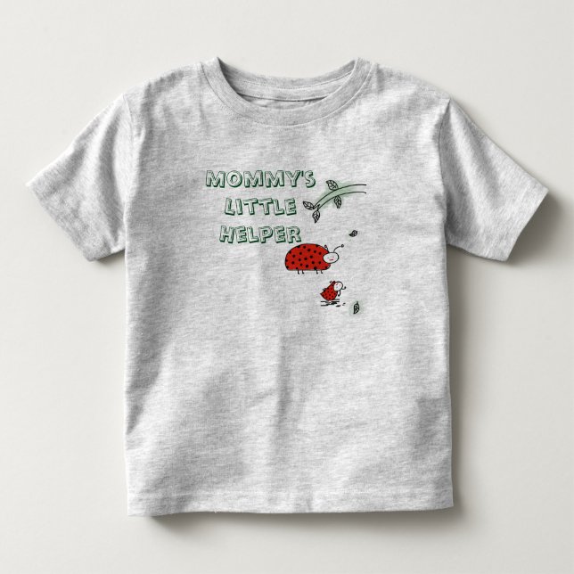 Camisa personalizada da ajudinha da mamãe Lady bug (Frente)