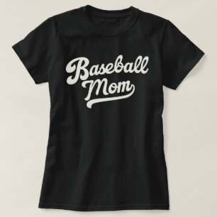 Camisa Personalizada da Mãe de Beisebol Número Cus