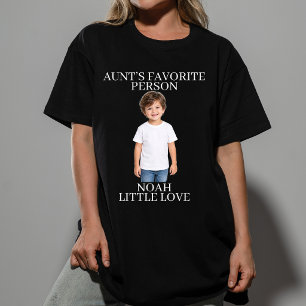 Camisa Personalizada da Tia com Foto do Bebê, Cami
