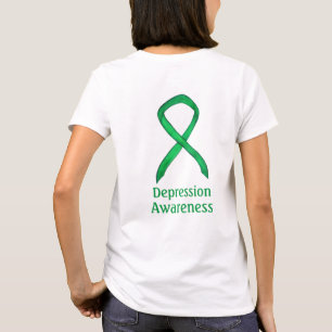 Camisa Personalizada de Arte Verde da Fita de Sens
