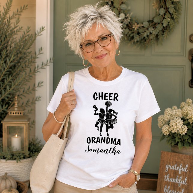 Camisa Personalizada de Avó Cheerleader (Criador carregado)