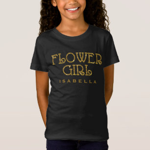 Camisa Personalizada De Brilhante Dourada De Garot