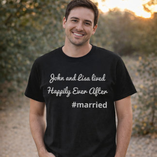 Camisa Personalizada de Casamento para Noivo - Rec