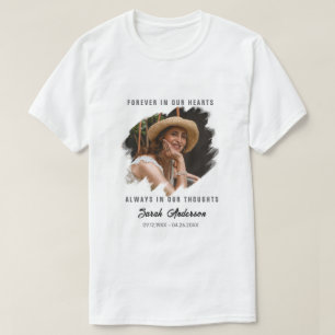 Camisa Personalizada de Celebração de Vida com Fot