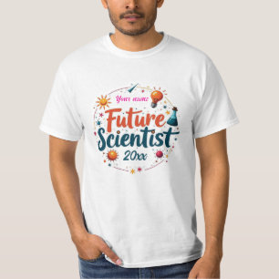 Camisa Personalizada de Citação de Futuro Cientist