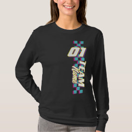 Camisa Personalizada de Equipe de Corrida Retro 90