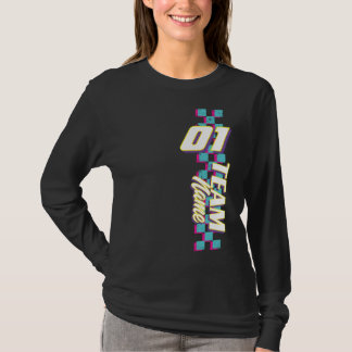 Camisa Personalizada de Equipe de Corrida Retro 90