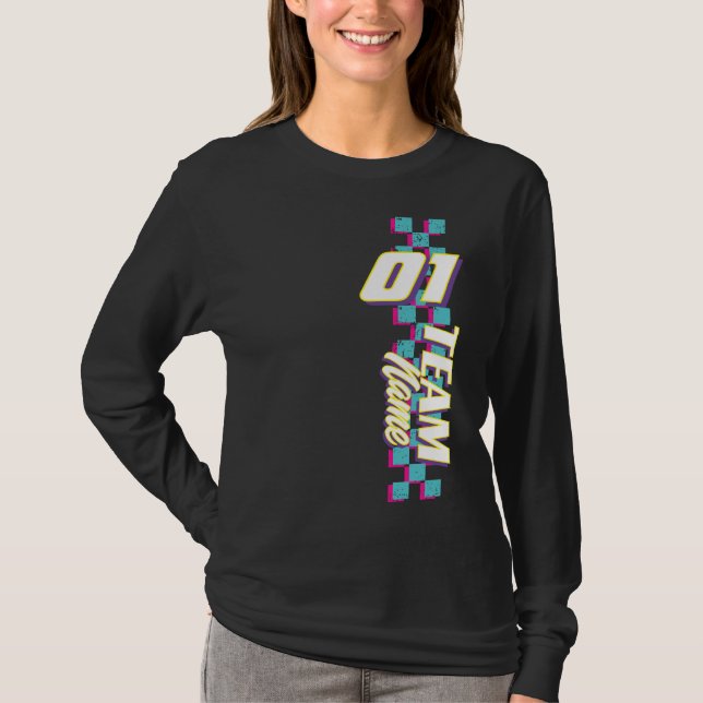 Camisa Personalizada de Equipe de Corrida Retro 90 (Frente)