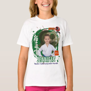 Camisa Personalizada de Equipe Kyokushin Girl Faix