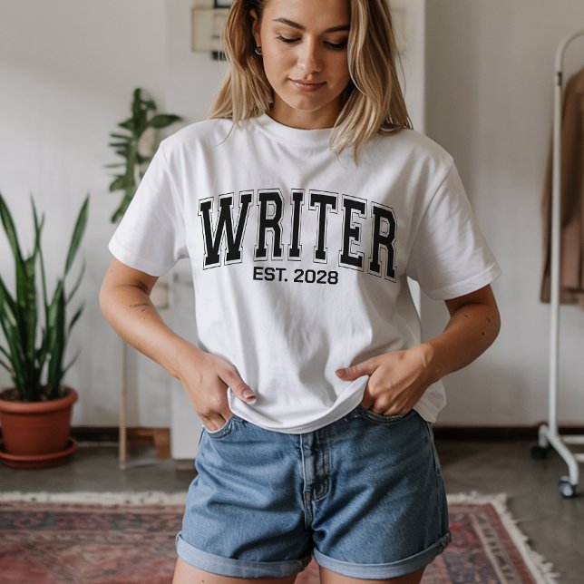 Camisa Personalizada de Escritor para Autores e Am (writer shirt, writer sweatshirt, author tee, author sweatshirt, book lover shirt, writing lover tee,)