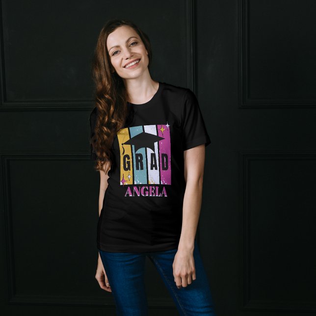 Camisa Personalizada de Formatura Menina Retro 202 (Criador carregado)