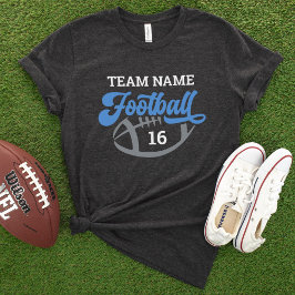 Camisa Personalizada de Futebol Azul Preto para Mã