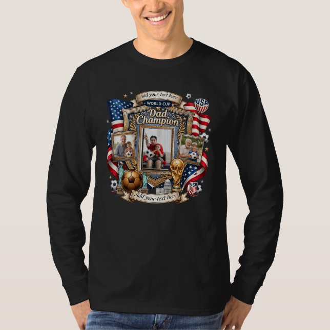 Camisa Personalizada de Futebol para Papai (Frente)