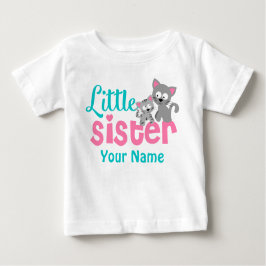 Camisa Personalizada de Gatinha Irmã