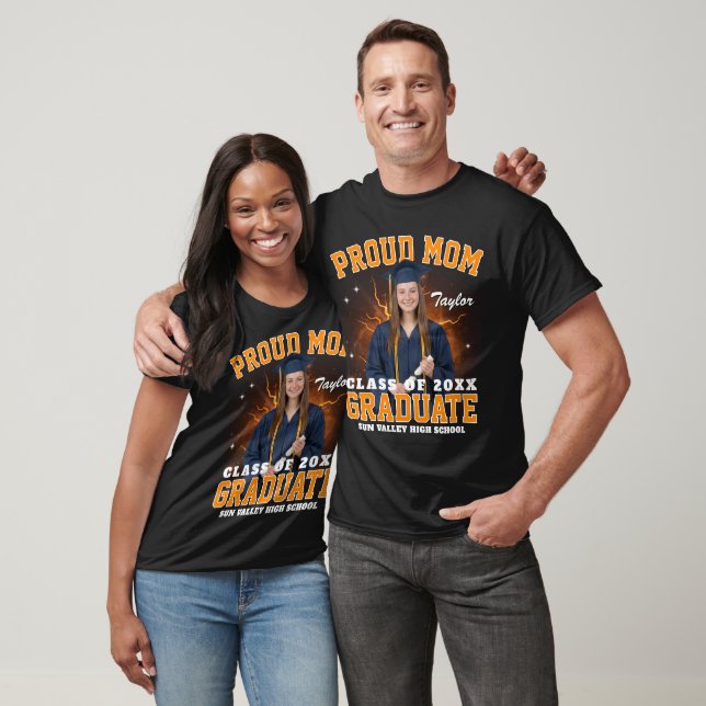Camisa Personalizada de Graduação com Foto de Mãe  (Unissex)