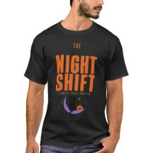 Camisa Personalizada de Halloween Noturna para Fam