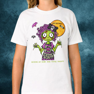 Camisa personalizada de Halloween para crianças: Z