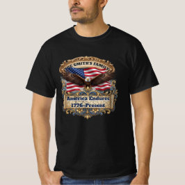 Camisa Personalizada de Herança Americana Patrióti