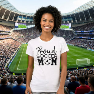 Camisa Personalizada de Mãe de Futebol Orgulhosa I