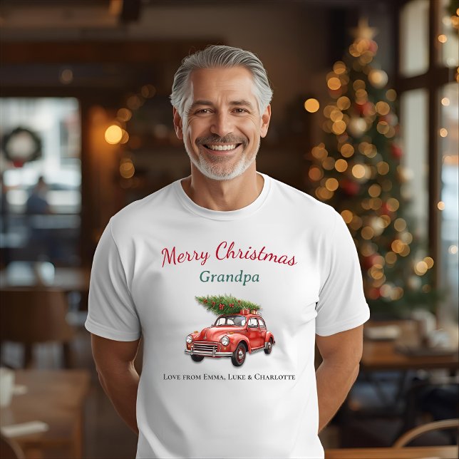 Camisa Personalizada de Natal para Avô Presente (Criador carregado)