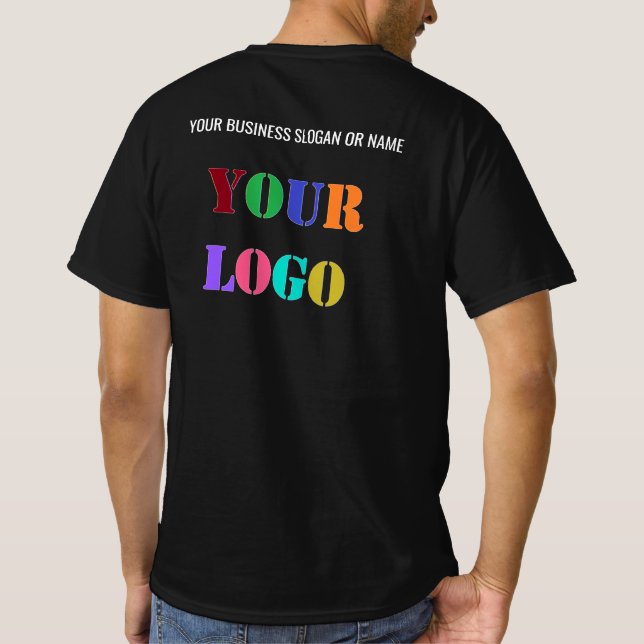 Camisa personalizada de negócios com seu logotipo  (Verso)