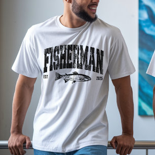 Camisa Personalizada de Pescador, Presente de Pesc