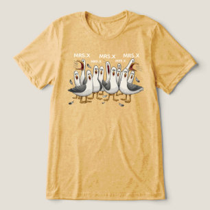 Camisa Personalizada de Professor com Gaivotas, Ca