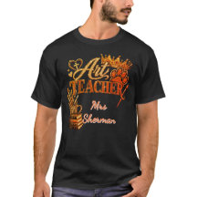 Camisa Personalizada de Professor de Arte