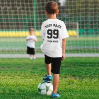 Camisa Personalizada de Time Esportivo Preta com N