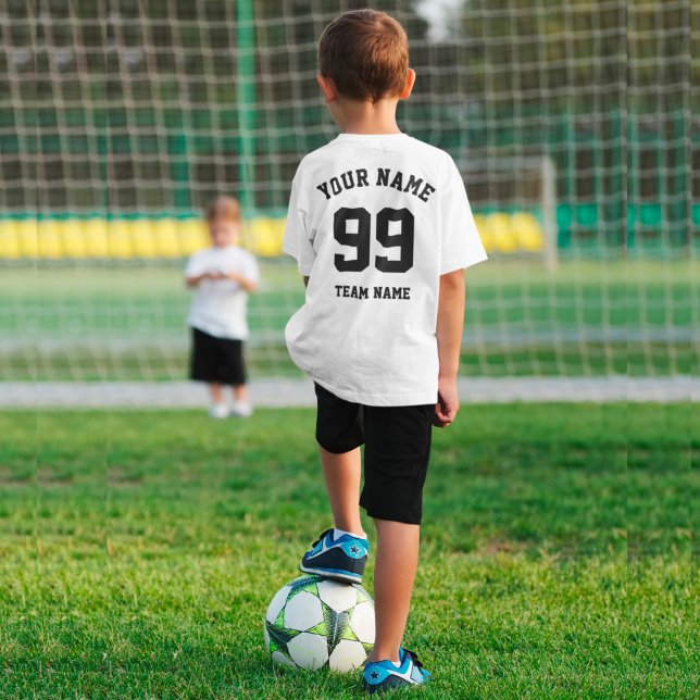 Camisa Personalizada de Time Esportivo Preta com N (Criador carregado)